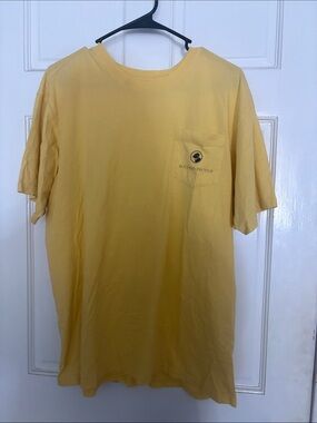 Southern Proper Yellow Pocket Tee with Logo